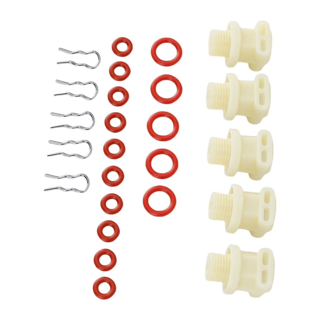 Kit di connettori per macchina da caffè Sostituzione per connettore per macchina da caffè DeLonghi resistente al calore e anelli in silicone