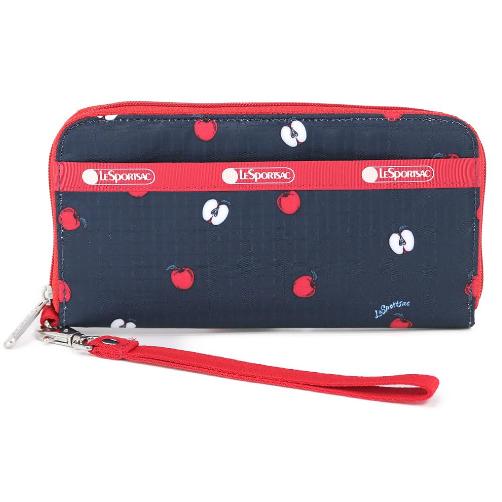 

Round zipper long wallet 3462 TECH WALLET WRISTLET HC52 RED DELICIOUS [LeSportsac] NAVY/RED [item]