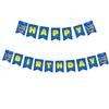 Party Birthday Cartoon Decorations Banners Cake Topper Balloon Set