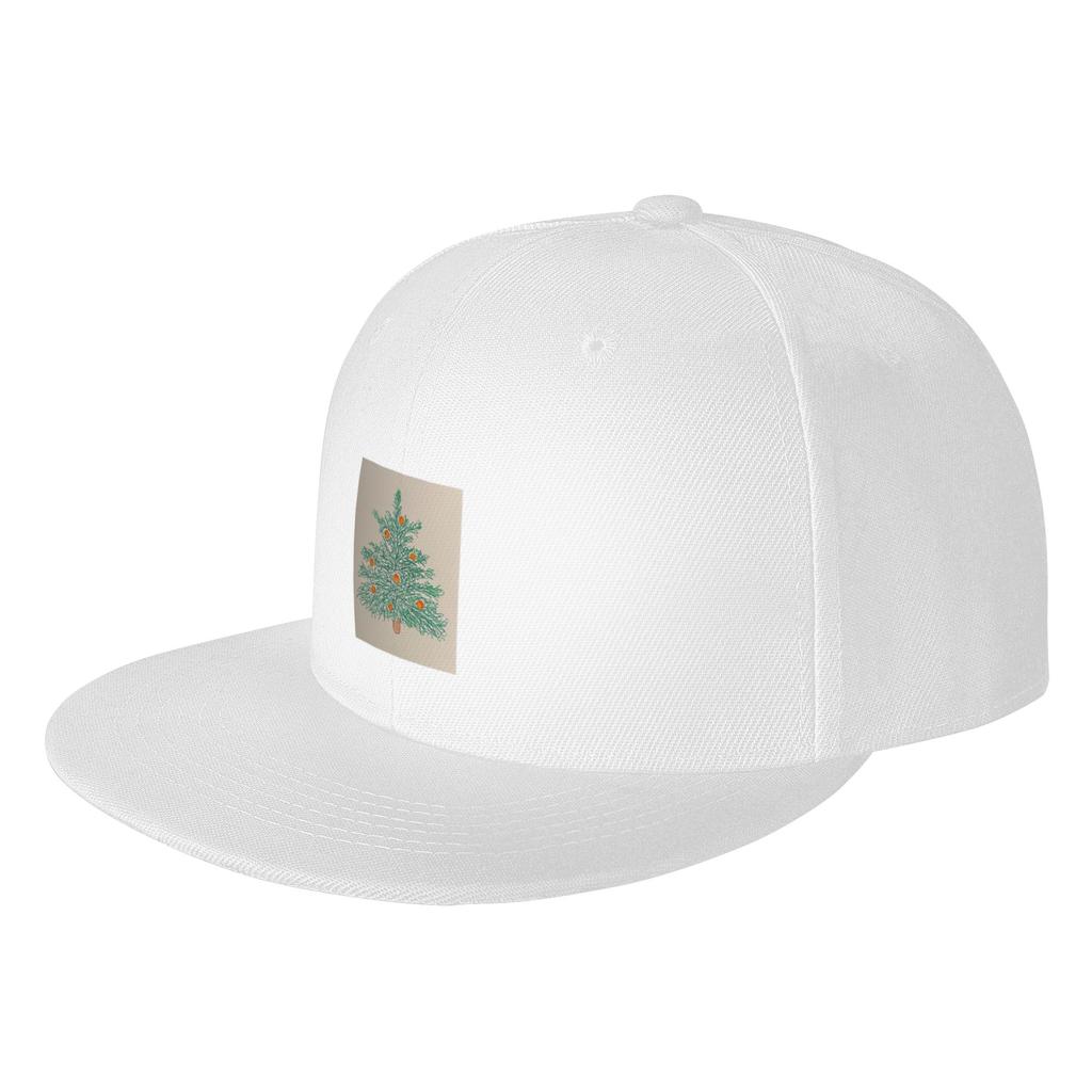 Fashion Oranges for Christmas Flat Brim Sun Hat Holiday Trips Caps Women