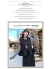 Elegant Retro Polka Dot Three-Piece Set: Vest, Base Layer, Slimming Skirt - Korean Style Autumn/Winter Fashion