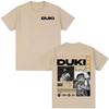 Rapper Duki Duki 5202 MIXTAPE 2025 Album T Shirts Mens Women Fashion Hip Hop Vintage T-shirt Cotton Casual Short Sleeve T-shirts