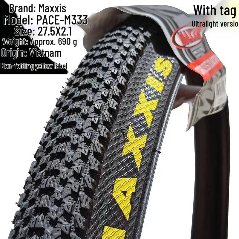 Maxxis M333 Mountain Bike Folding Puncture-Proof Tire 26x1.95/27.5x1.95