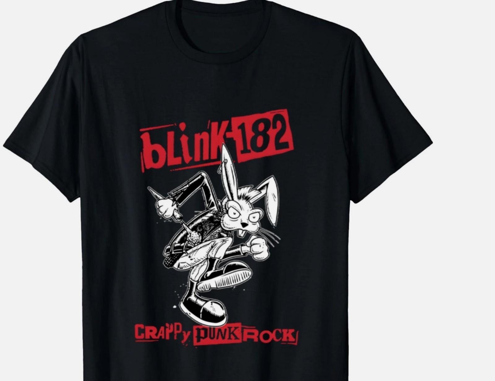 

Футболка Blink-182 Band Music Tour 2025, дерьмовая панк-рок футболка, подарок для фанатов S