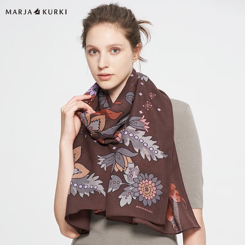MARJA KURKI Wool Scarf Shawl