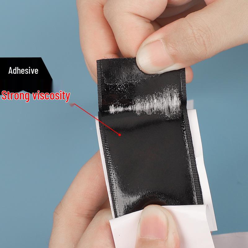 Selbstklebendes doppelseitiges Klettband für Türvorhänge, Automatten und Sofakissen
