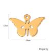 20pcs/lot Butterfly Heart David Star Angel Family Charms Stainless Steel Pendants Jewelry Making DIY Handmade Craft Wholesale