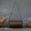 Bolso Cruzado Johnature de Cuero Genuino Casual Versátil Color Sólido Bolso Almohada Suave Piel de Vaca Bolsos de Hombro
