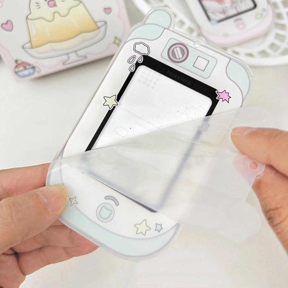 Cute 3 Inch Photocard Holder Acrylic Kpop Photo Card Case Mobile Phone/camera Shape Bag Pendant