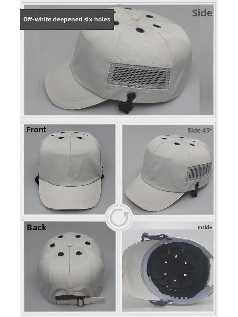 Lightweight Breathable Baseball-Style Safety Helmet for Welders