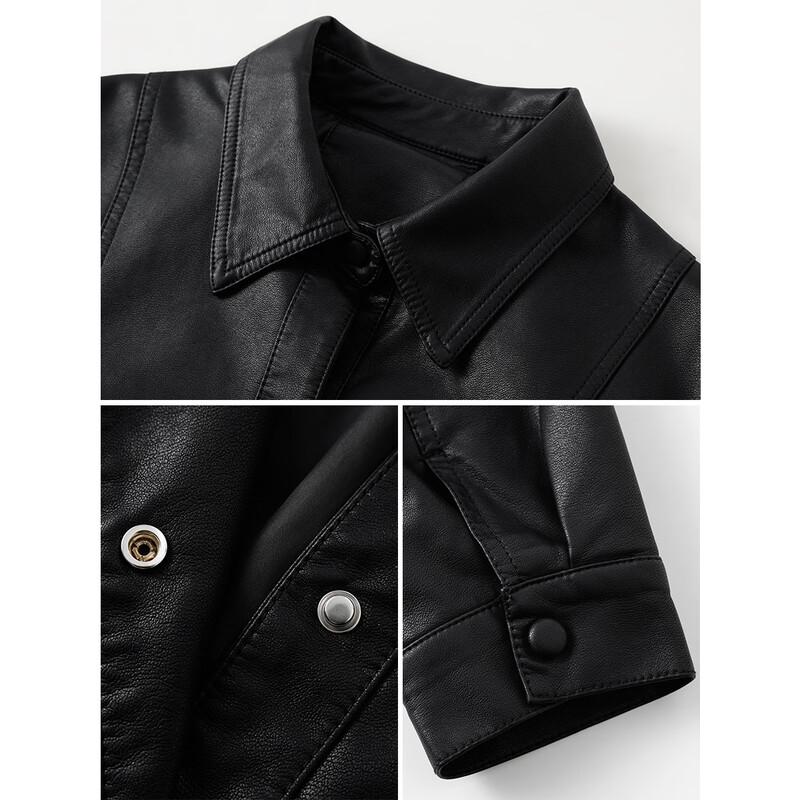 Women's Retro Faux Leather Biker Jacket