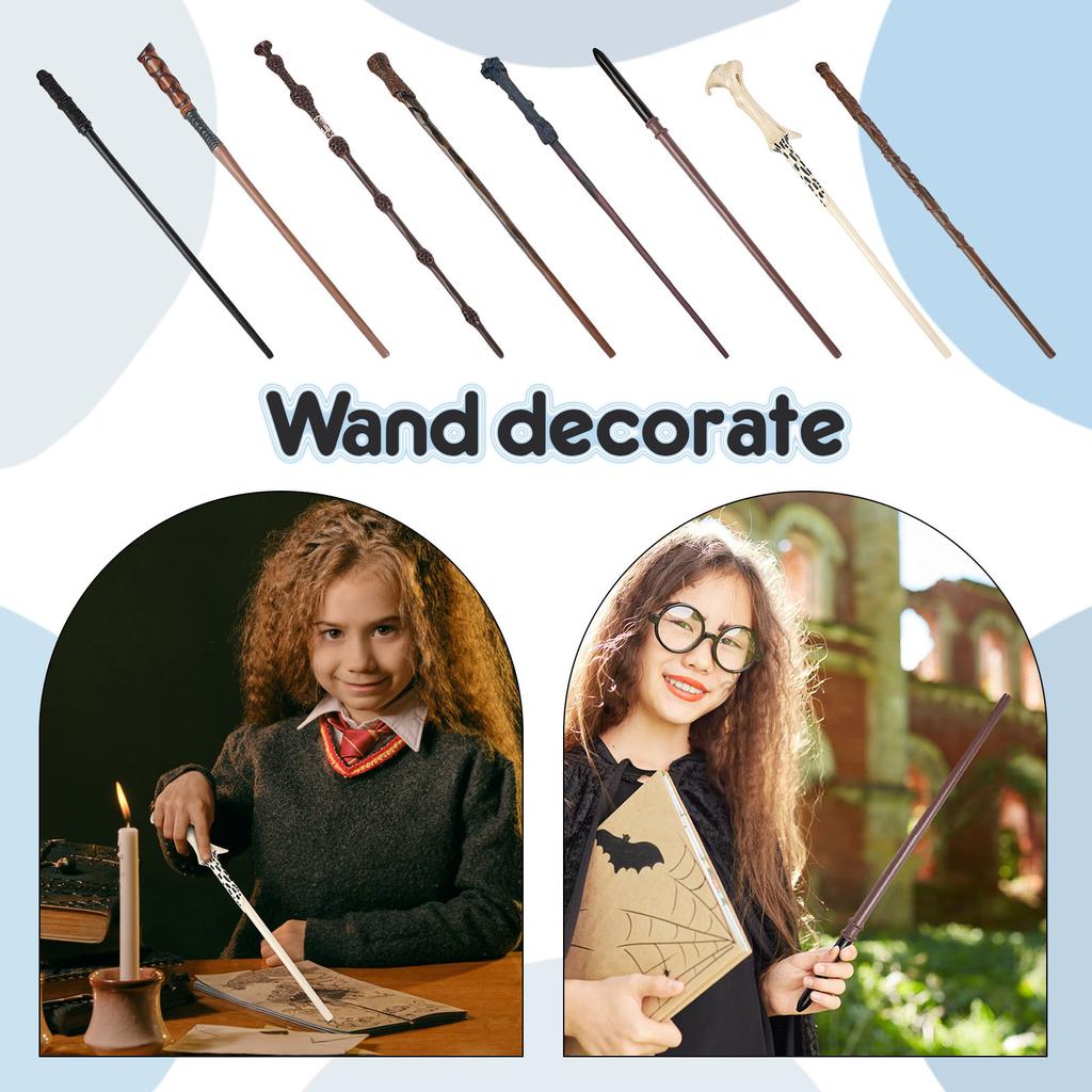 Collection Wand And Witch Wand Cosplay Girl Wand With Steel Core Costume Accessories For Christmas Halloween Birthday Party Favors With Med