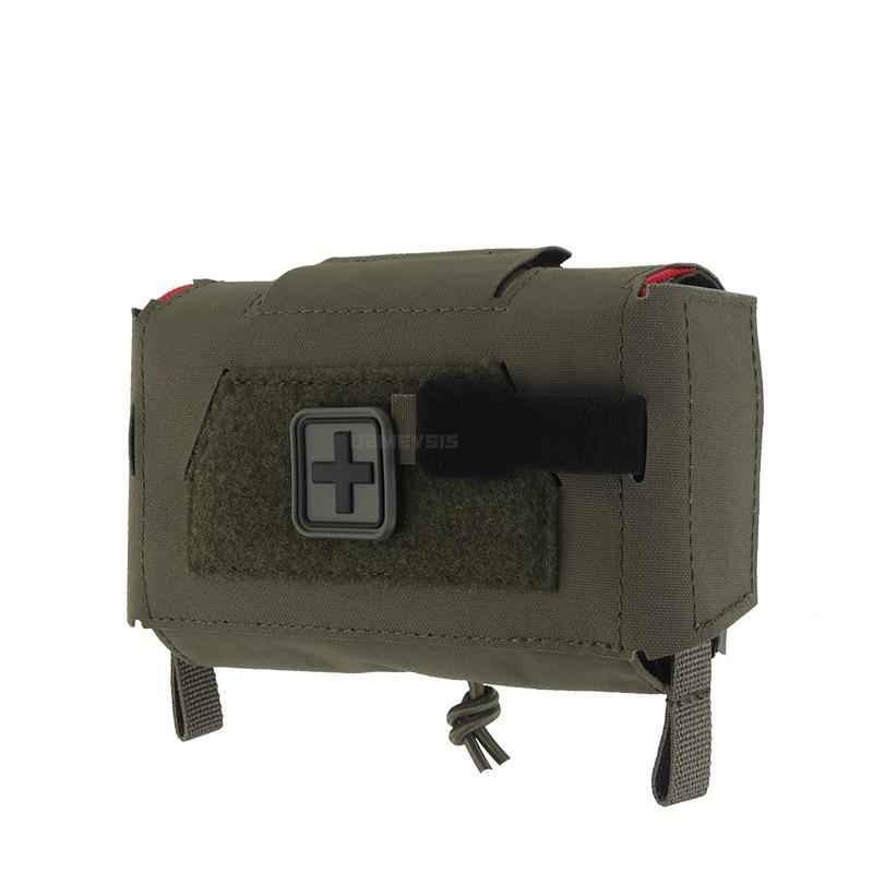 Outdoor Hunting Compact Trauma Pouch Ambidextrous Rapid Deployment Tactical Medical First Aid Bag EDC Molle Pouch