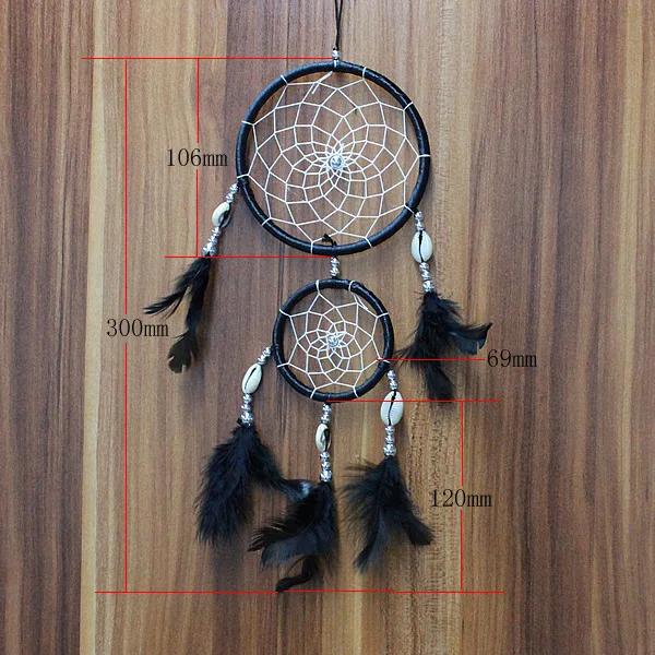 Cattura Sogni con Piuma Decorazione da Appendere alla Parete Ornamento Regalo Campanellino Decorazione Stanza Bambini Regali per Ragazze per Festival