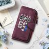 Stylish Printed Long Wallet Casual Multi Card Storage Portable Fashion Purse for Daily Use