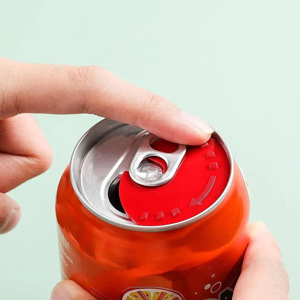 5 Pieces Can Lid Can Sealer Beverage Can Cap Can Protector Barricade Soda Cap Sealer Plastic Beer Drink Lid Protector for Beer J