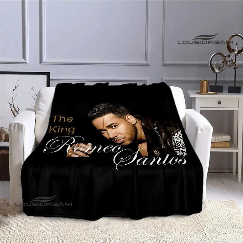 Latin singer Romeo Santos blankets Flannel Warm blanket soft and comfortable blanket picnic blankets bed linings birthday gift