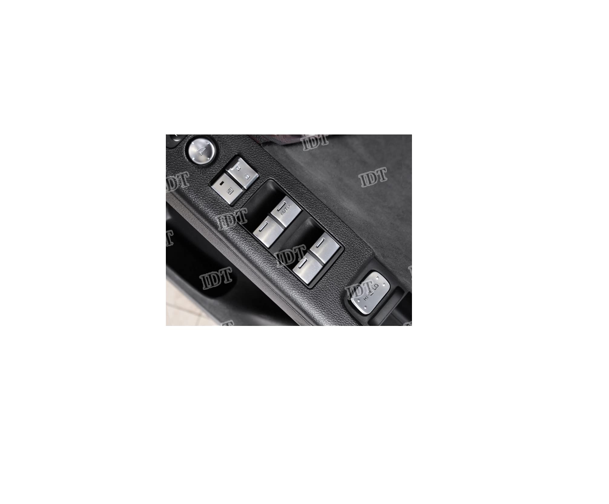 

IDT Mini Waste Honda New RC Odyssey Специальный дизайн Накладка на переключатель стеклоподъемника Серебристый серебряный