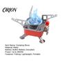 Lightweight Backpacking Stove Portable Outdoor Camping Stove, 2800W Adjustable Foldable Square Camp High Power Picnic Cooker Gas Burner for