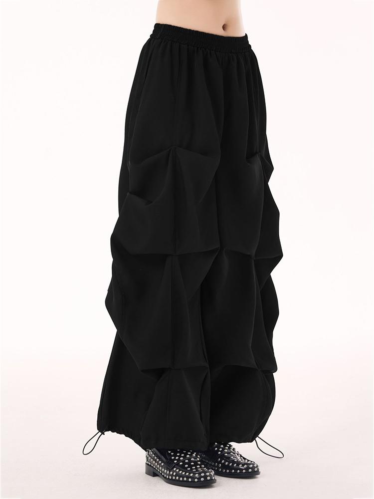 Xitao Široké kalhoty s elastickým pasem GYX1802