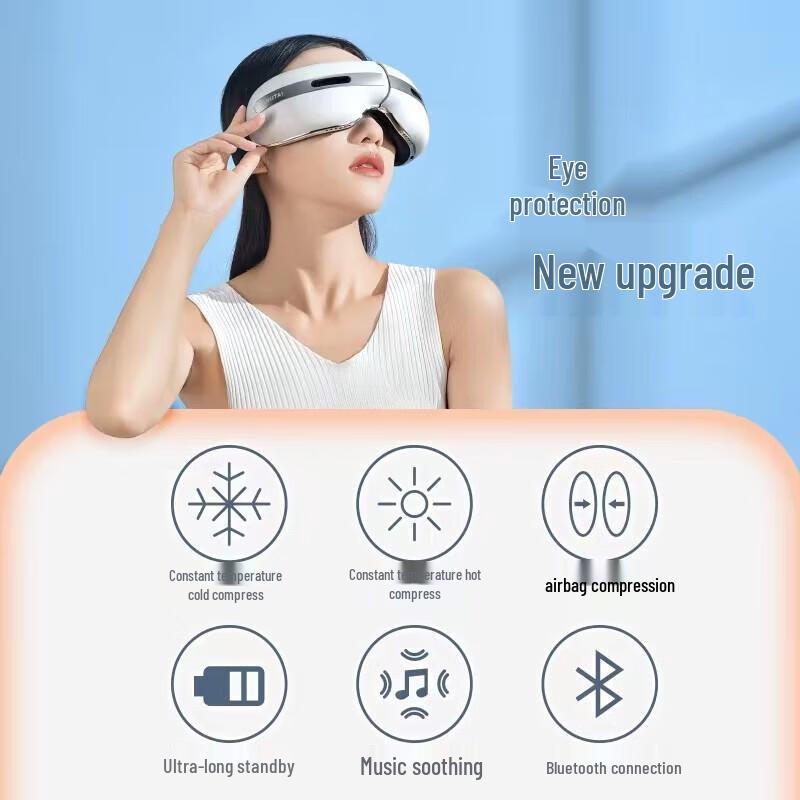ROTAI RT-H42 Foldable Smart Eye Massager with Heat and Bluetooth