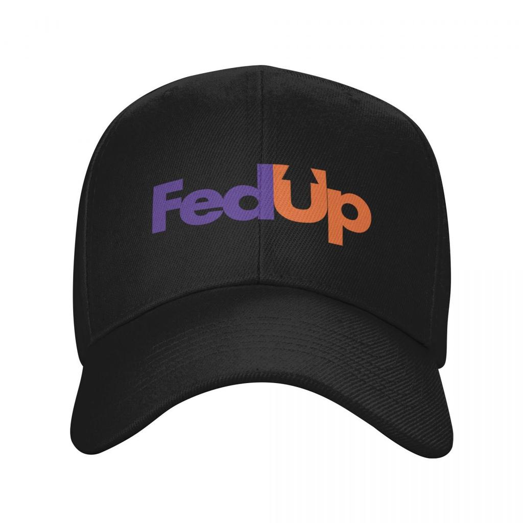 FedEx but says FedUp Baseball Cap Fashion Beach Golf Hat Man Golf party Hat Mens Women's