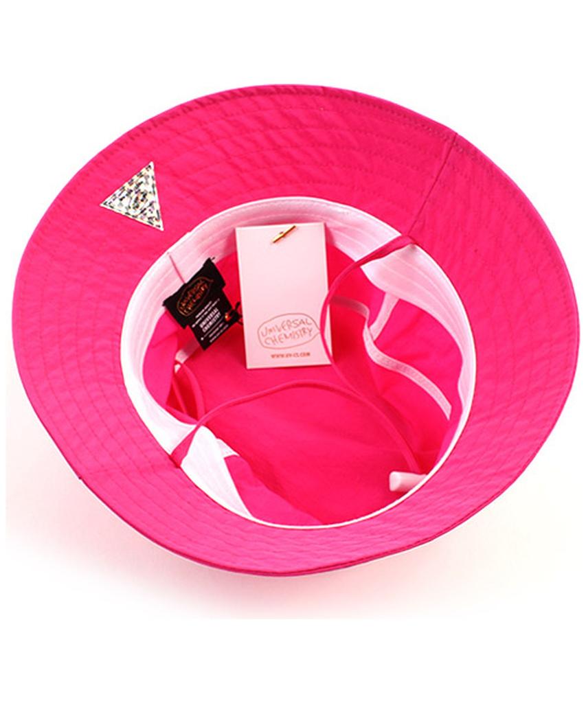 Yunibeosyeolkemiseuteuli String Pink Poly Bucket Hat