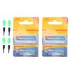 4 PCS Night Fishing Fluorescent Light Reusable Soft Light Larger Luminous Area Lightweight Float Glow Stick for Fishing