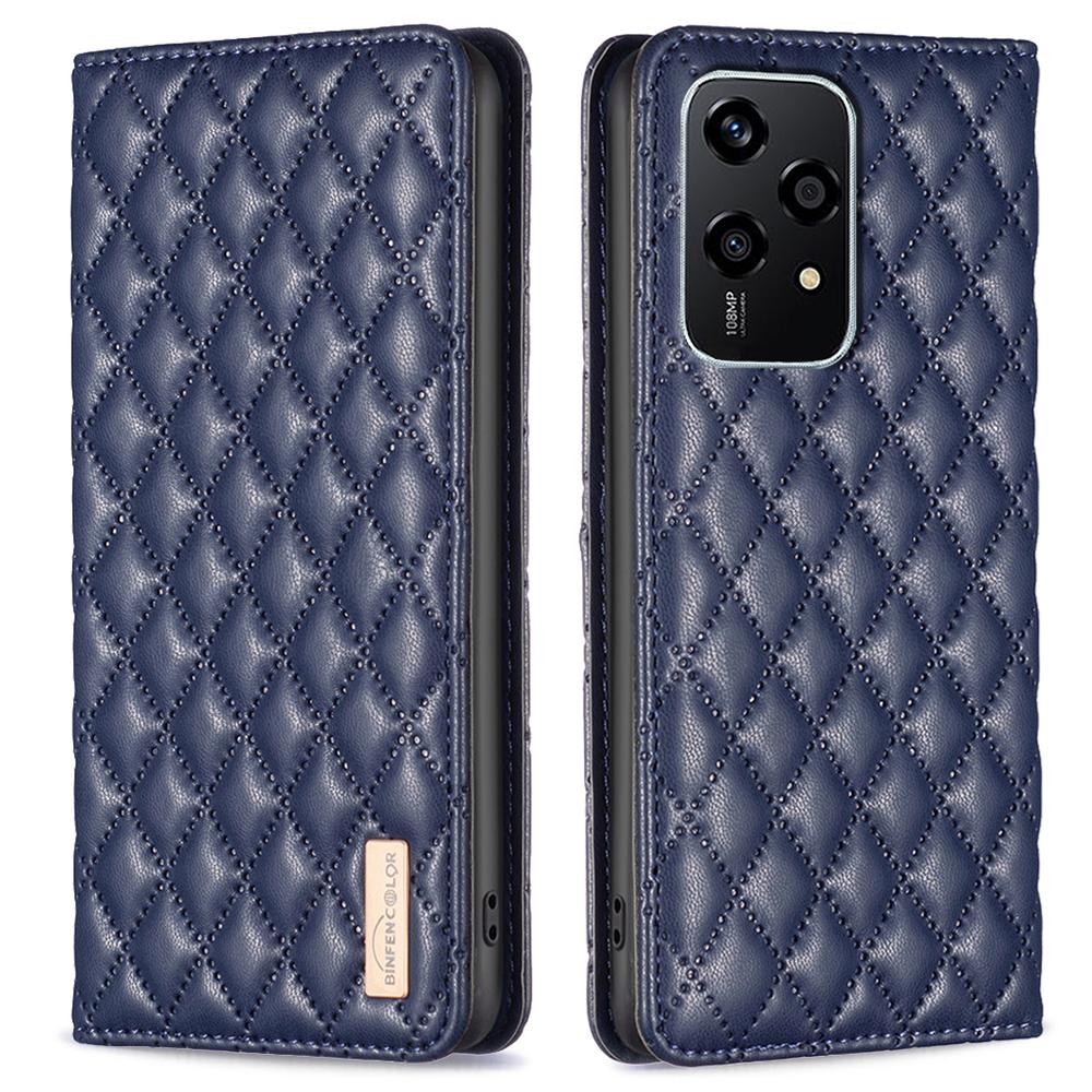 BINFEN COLOR BF Style-16 Für Honor 200 Lite PU Leder Handy Ständer Hülle Magnetisch Großhandel Handyhülle