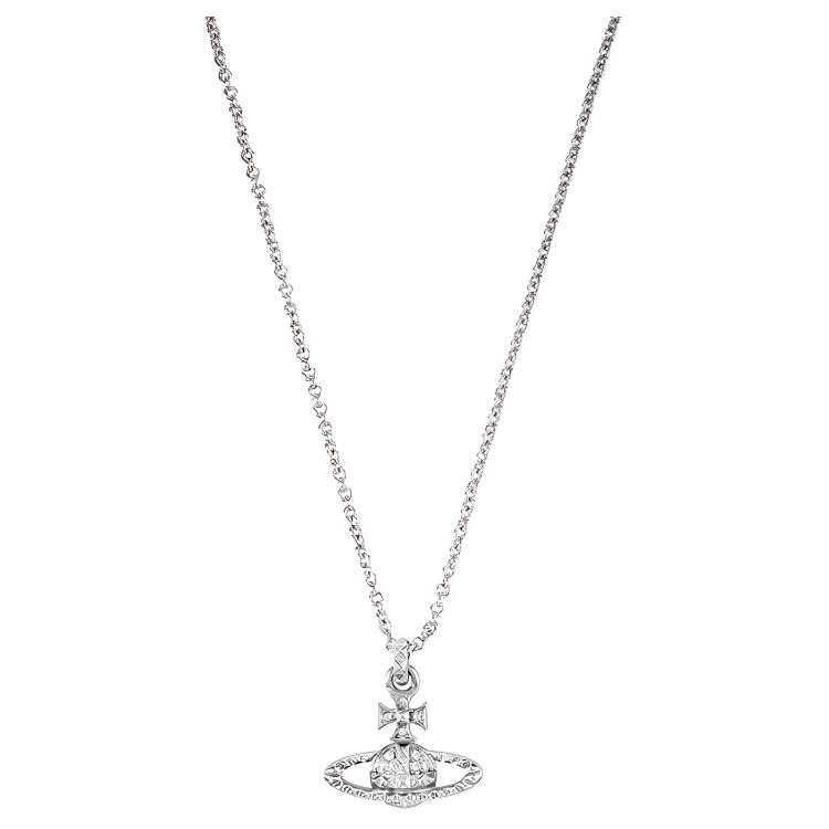 

Vivienne Westwood Mayfair Bas Relief Pendant Necklace Women necklace Brass Crystal 63020052-W110-MY Box