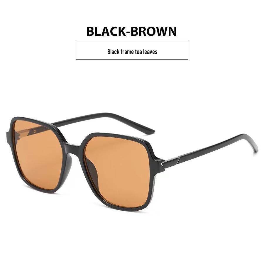 

2024 Женские Модные Солнцезащитные Очки с Защитой от УФ-лучей - Летняя Защита от Солнца и Уличные Фото в Стиле Знаменитостей