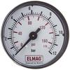 Elmag - 42221 - Compressed Air Pressure Gauge 50 Mm 0-10 Bar Rear with External Thread 1/20.3 Cm,