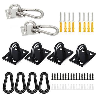 1Suit Yogas Exercise Hook Brackets Hook Hangers Chair Hanging Ceiling Hook Hoop Hook for Suspension Trainer