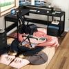 1pc Nekomata Cat Ears Office Chair Mat - Anime Cartoon Design, Non-Slip Carpet for Home Decor, Suitable for All Seasons, Perfect Gift Idea.Q054