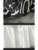Men's Summer Waffle Ice Silk Two-Piece Casual Suit - Short-Sleeve T-Shirt & Shorts