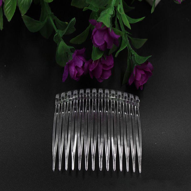 Wedding Party Ponytail Hair Comb for Bride Ponytail Holder for Teenagers Transparent Design Hot Girls Hair Styling Tool