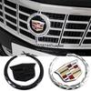 Car Rear Trunk Boot Front Head Grille Badge ABS Plastic Chrome 3D Logo Emblem for SRX ATS XTS Auto Sticker Accessories