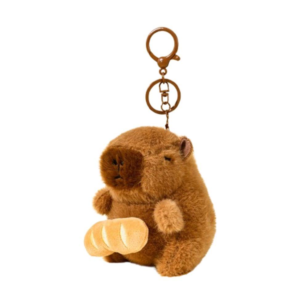 Bag Hanging Capybara Key Pendant Stuffed Animals Plush Toy Doll  School Bag Pendant