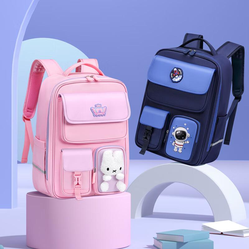 Dijiuchengbao Primary School Backpack for Boys, Spine-Protecting And Load-Reducing Backpack for Grades