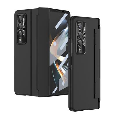 Obyčejné pouzdro se skleněnou fólií odolné proti nárazu a plnému pokrytí pro Samsung Galaxy Z Fold 4 5g Fold4 Fold3 Fold 3 Zfold3 Zfold4 Kryt na mobilní telefon