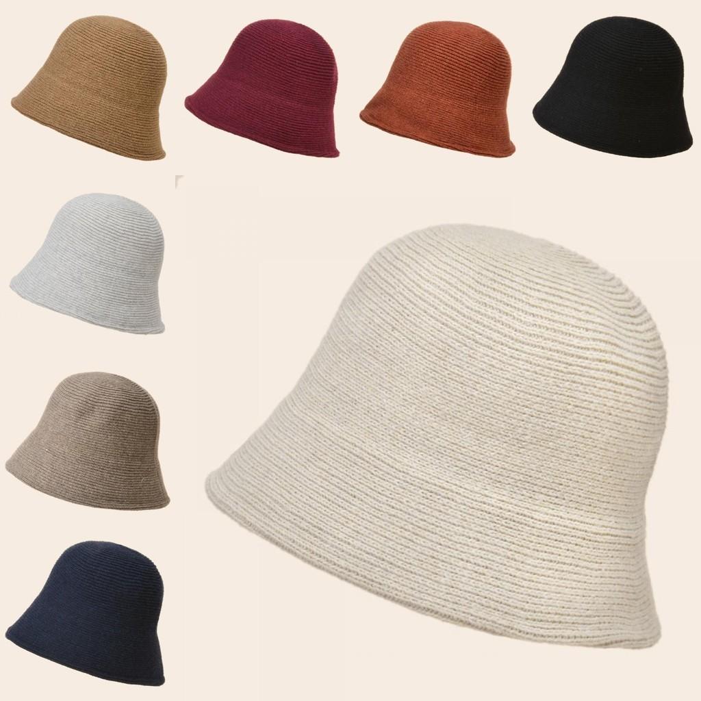 Knitted Autumn Winter Womens Fisherman Hat With Warm Polyester Material For Casual Style
