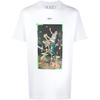 Painting Printing Short Sleeve White Men's OMAA027F20FAB0170155