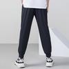 Anta Solid Color Logo Print Elastic Waist Sports Pants Men bottoms Black 152238303-1
