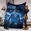 1pc Haaland1 Theme Blanket - Digital Print, Polyester, Cozy for All Seasons, Perfect for Outdoor, and Travel