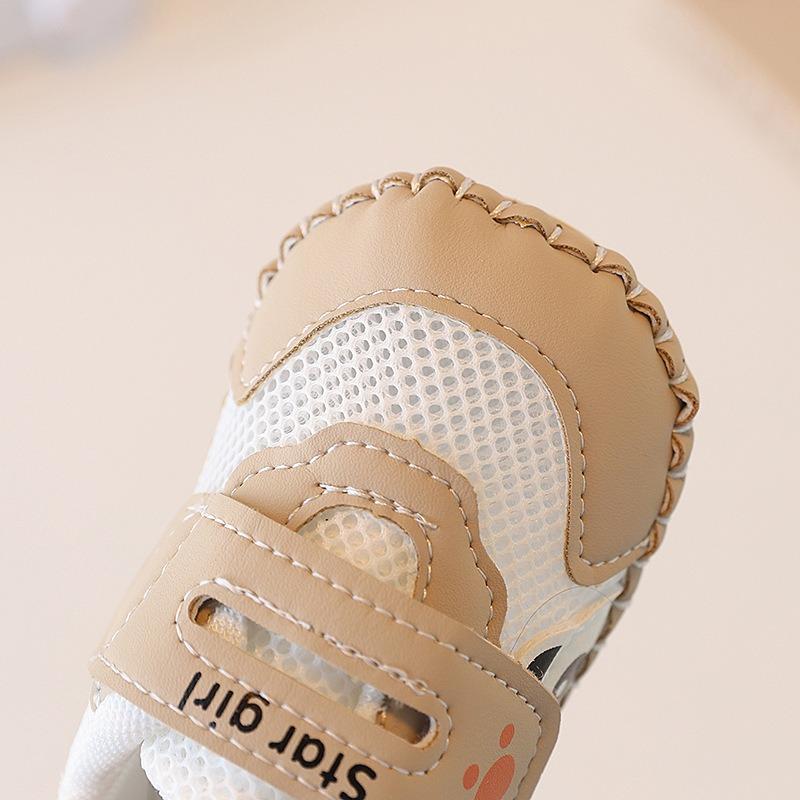 0-1.5 Years Old Soft-Soled Walking Breathable Mesh Shoes for Boys and Girls, 6-9 Months Infant Sandals.