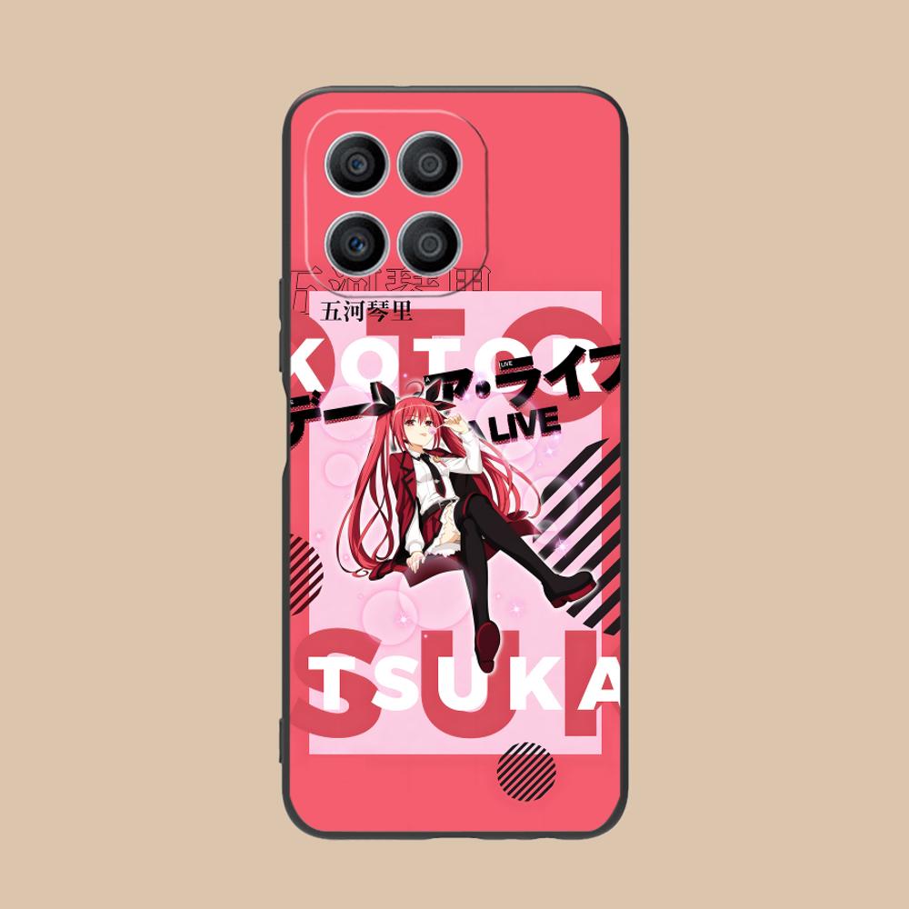 Date a Live Kotori Itsuka TPU Mobile Phone Case for Honor 90 80 70 60 50 30 20 10 9 8 7 Pro S SE Lite 5G Colorful Printing Cover
