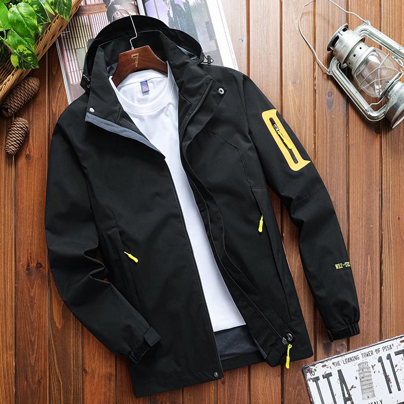 Unisex Windproof Hooded Jacket: Autumn/Winter Mountaineering Suit, Breathable Sports Outerwear