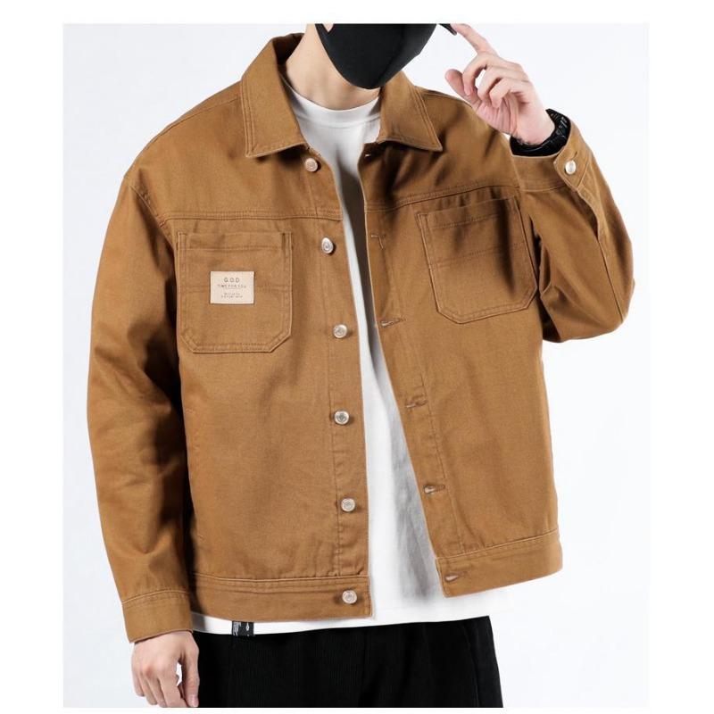 Men's Off White Denim Trucker Jacket Casual Streetwear Outerwear