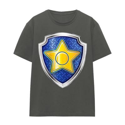 Paw Patrol Unisex Adult Chase Badge T-Shirt