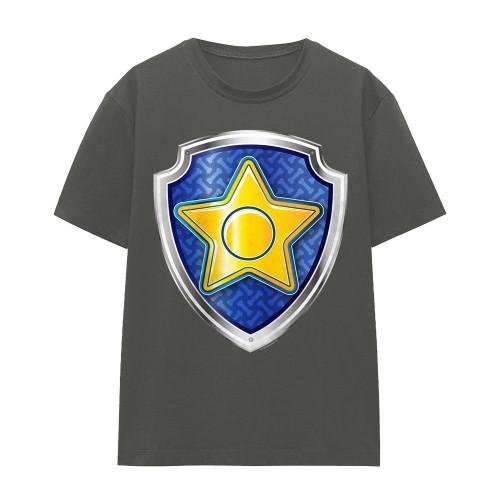 Paw Patrol Unisex Adult Chase Badge T-Shirt